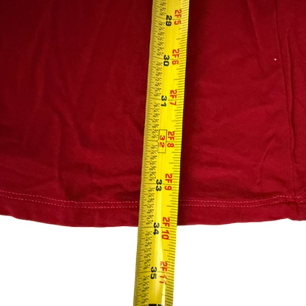 Michael Stars Long Sleeve Cold Shoulder Red Shift Dress Women's Size S - Picture 12 of 12